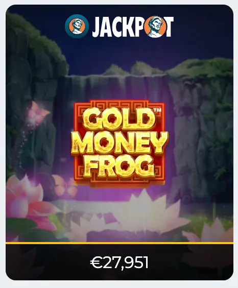 gold money frog